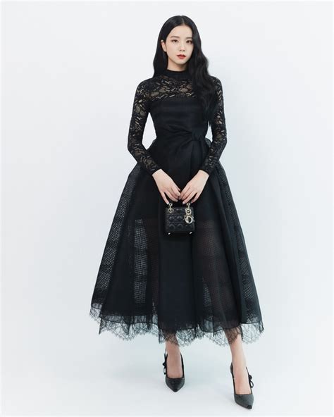 dior black dress wonderful|jisoo black dress Dior.